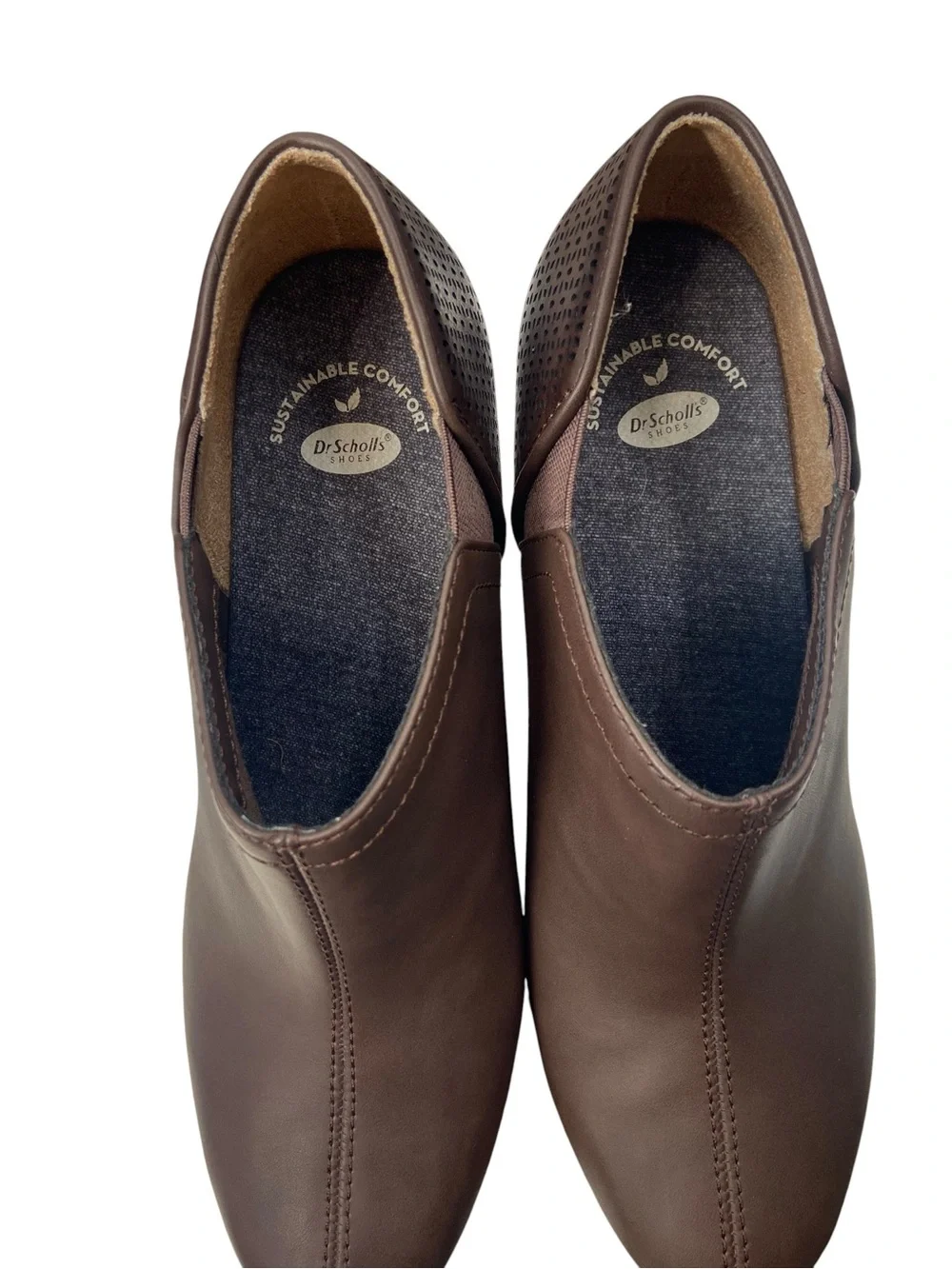 Dr. Scholl's Brown Harlow Wedge Booties 10M
